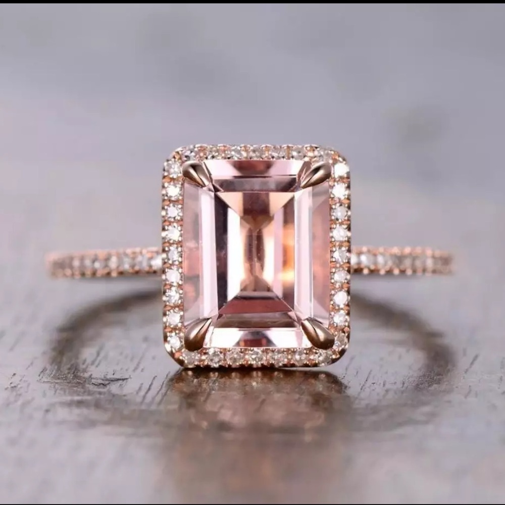 New Women’s Rose Gold Champagne Ring